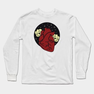 Simple Cosmic Heart Long Sleeve T-Shirt